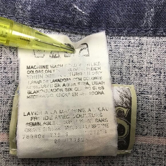 Vtg Express Rider Western Shirt Button Up Striped Long Sleeve Collared Mens L - Picture 8 of 11